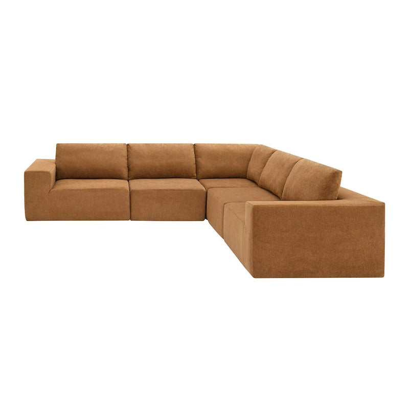 147 Sofa modułowa, narożnik w kształcie litery L z szerokim siedziskiem, dowolna konfiguracja