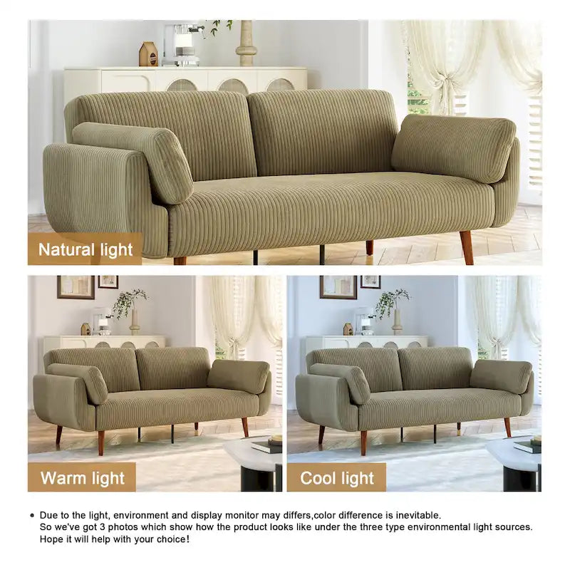 Rozkładana Sofa Futon Sofa Łóżko Fotel Relaksacyjny do Salonu