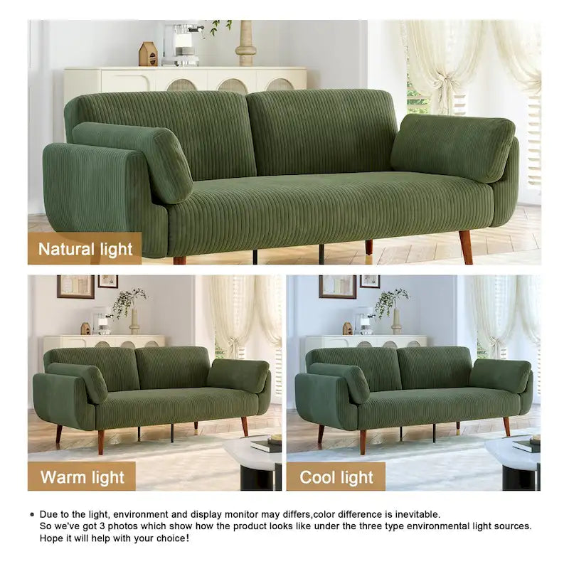 Rozkładana Sofa Futon Sofa Łóżko Fotel Relaksacyjny do Salonu