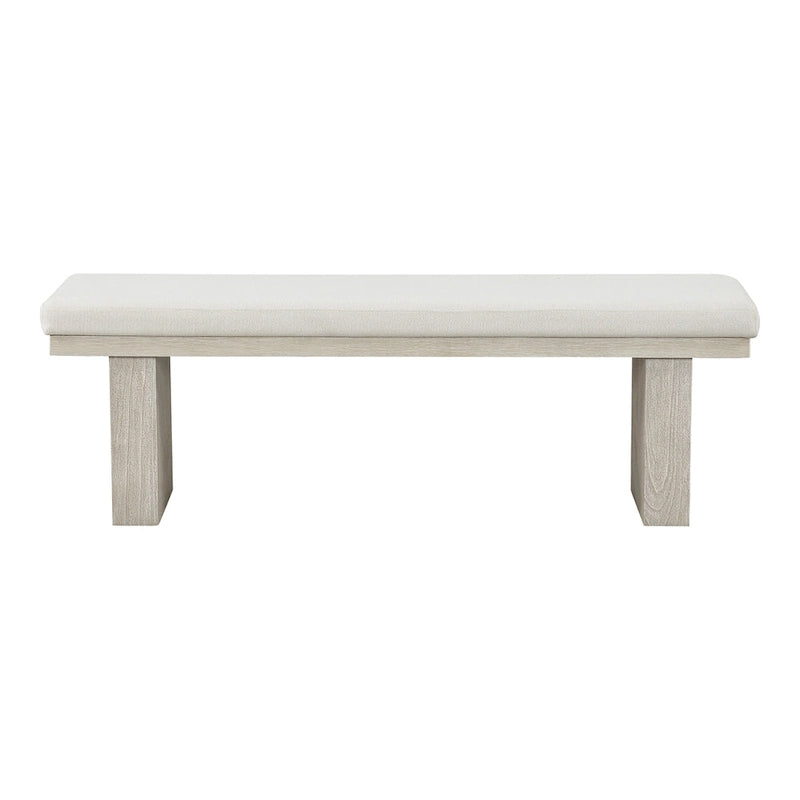 Zestaw 6 mebli do jadalni Furniture of America Yetaria w nowoczesnym stylu wiejskim z naturalnego drewna