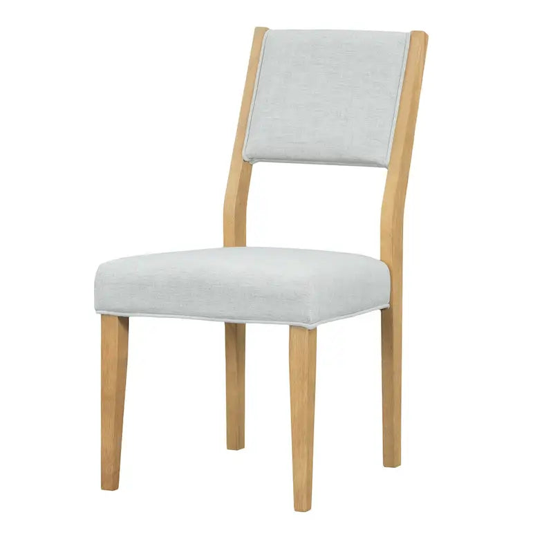 9-częściowy zestaw jadalniany w stylu farmhouse ze stołem rozkładanym i 8 krzesłami