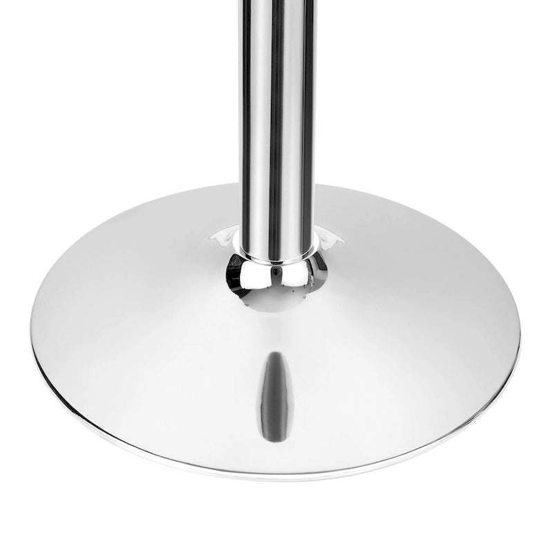 Table d'appoint en acrylique transparent moderne en forme de C - 60 cm H x 40 cm L x 40 cm P