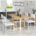Ensemble table de salle à manger extensible pour 4Ensemble de salle à manger moderne et compact avec table pliante