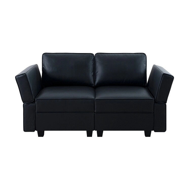 Modułowa rozkładana sofa segmentowa z funkcją spania (dwuosobowa)