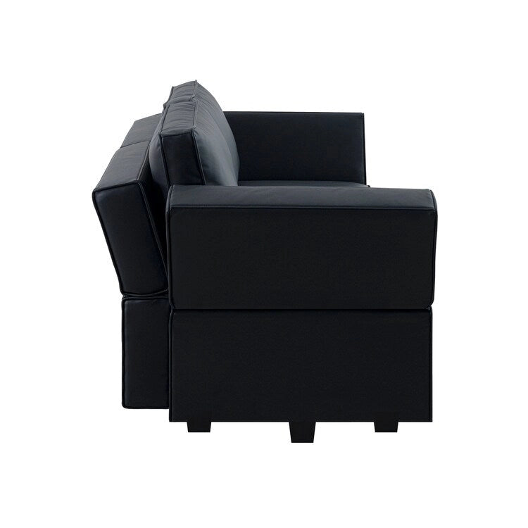 Modułowa rozkładana sofa segmentowa z funkcją spania (dwuosobowa)