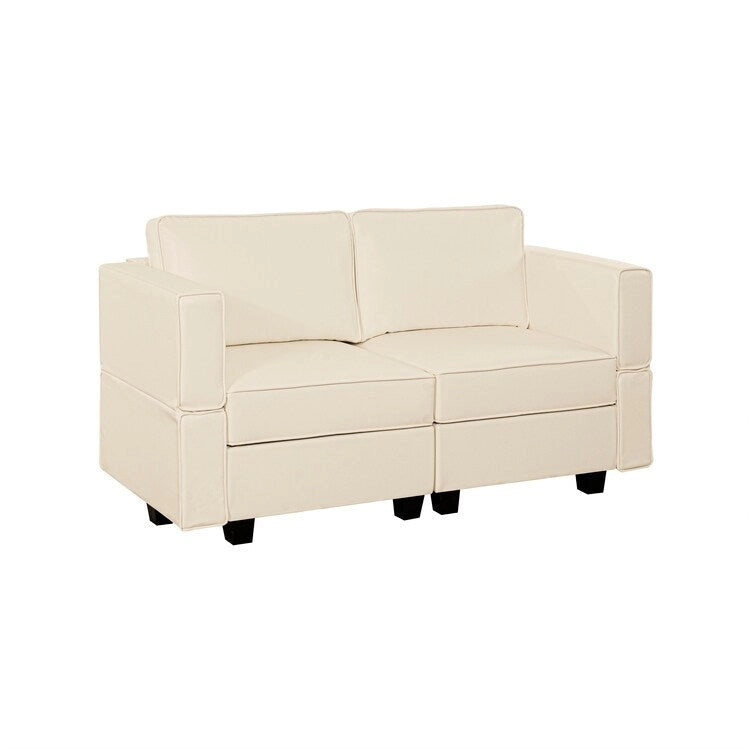 Modułowa rozkładana sofa segmentowa z funkcją spania (dwuosobowa)