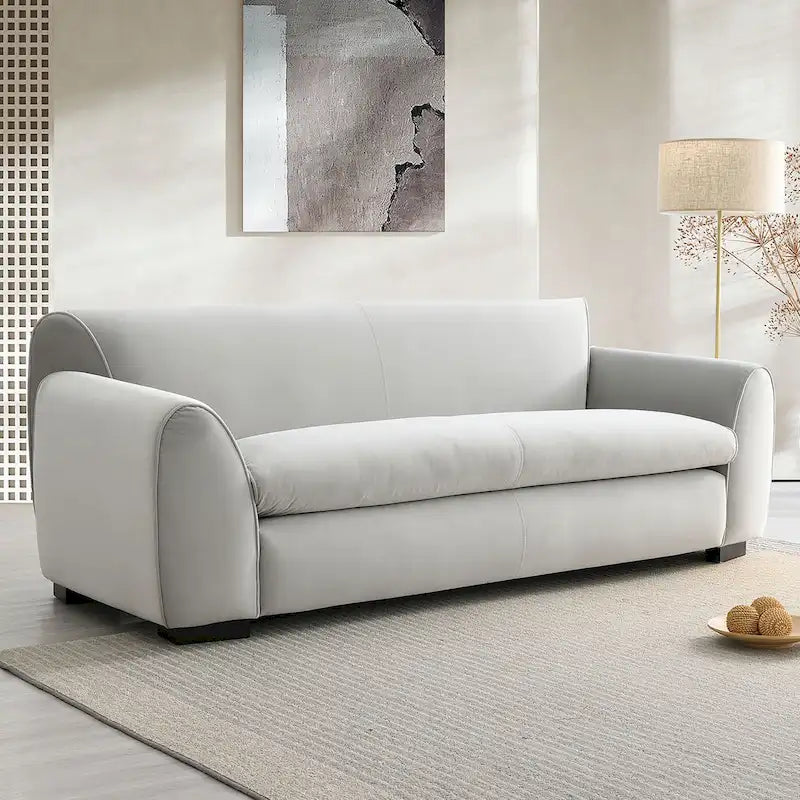 Canapé de style banquette moderne Corwin de Furniture of America avec tissu certifié OEKO TEX