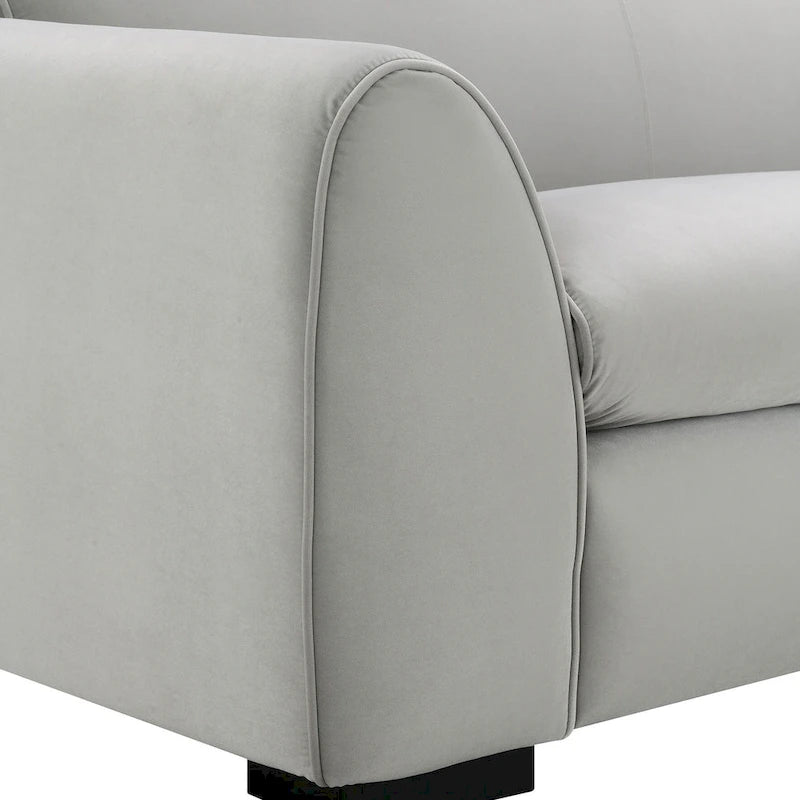 Sofa w stylu nowoczesnej ławki Furniture of America Corwin z tkaniny z certyfikatem OEKO TEX