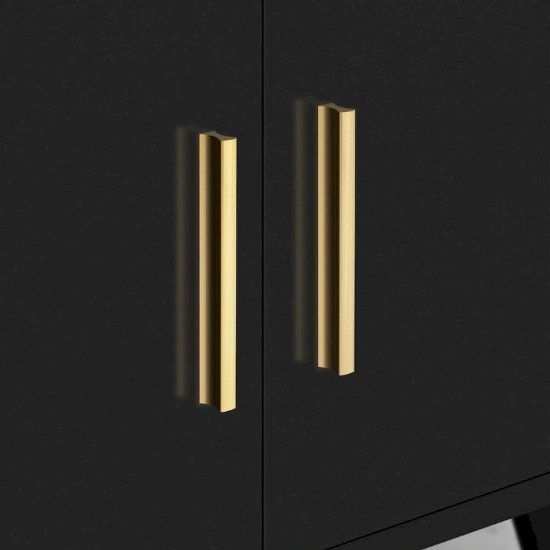 Meuble TV moderne avec 2 armoires et compartiments ouverts, console de télévision pour salon, chambre à coucher