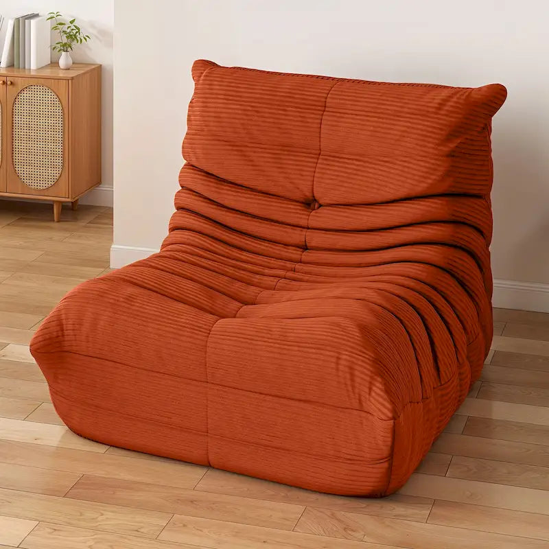 Fotele typu worek Moasis, pojedyncza sofa z pianką memory, leniwa sofa podłogowa dla dorosłych i dzieci