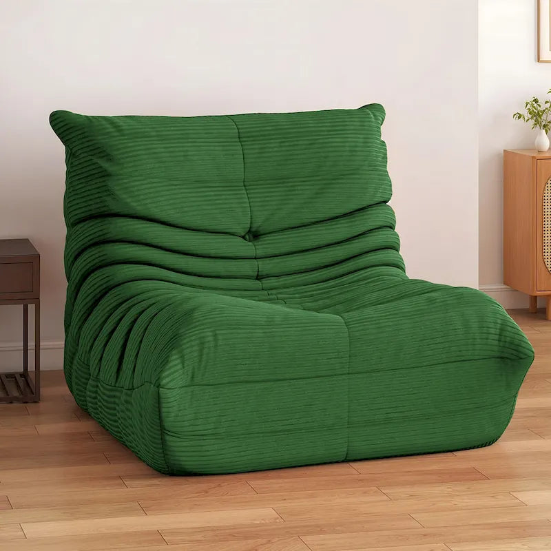 Fotele typu worek Moasis, pojedyncza sofa z pianką memory, leniwa sofa podłogowa dla dorosłych i dzieci