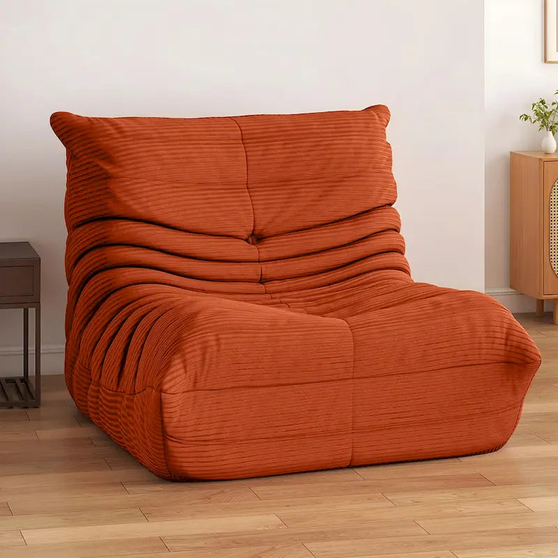 Fotele typu worek Moasis, pojedyncza sofa z pianką memory, leniwa sofa podłogowa dla dorosłych i dzieci
