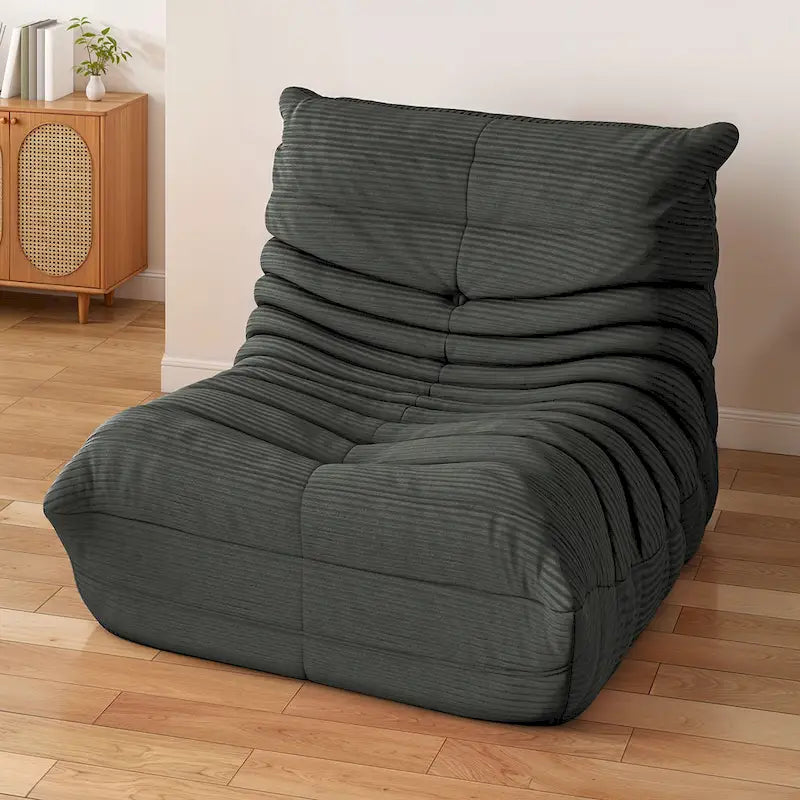 Fotele typu worek Moasis, pojedyncza sofa z pianką memory, leniwa sofa podłogowa dla dorosłych i dzieci