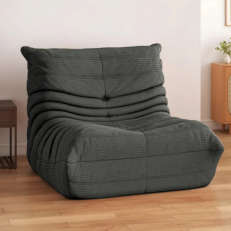 Fotele typu worek Moasis, pojedyncza sofa z pianką memory, leniwa sofa podłogowa dla dorosłych i dzieci