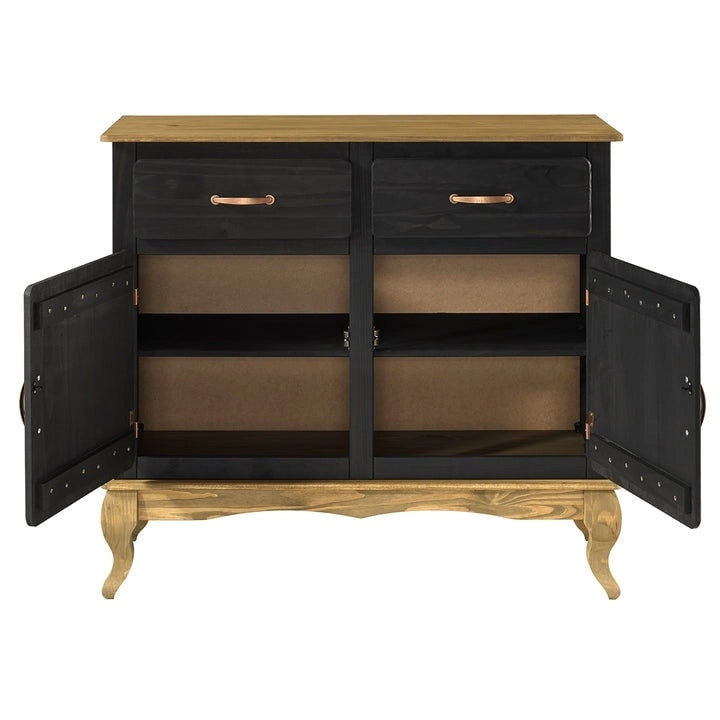 Wood Buffet Sideboard Green
