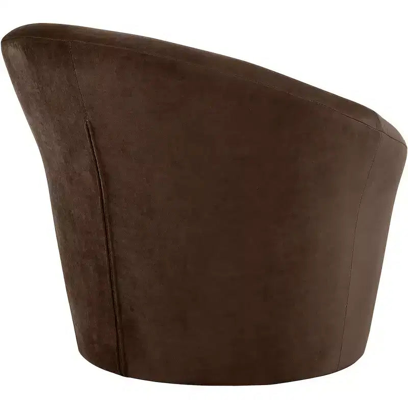 Fauteuil d'appoint en velours – Siège simple | Beige / Noir / Marron / Camel / Cognac / Crème / Vert / Fauve / Taupe