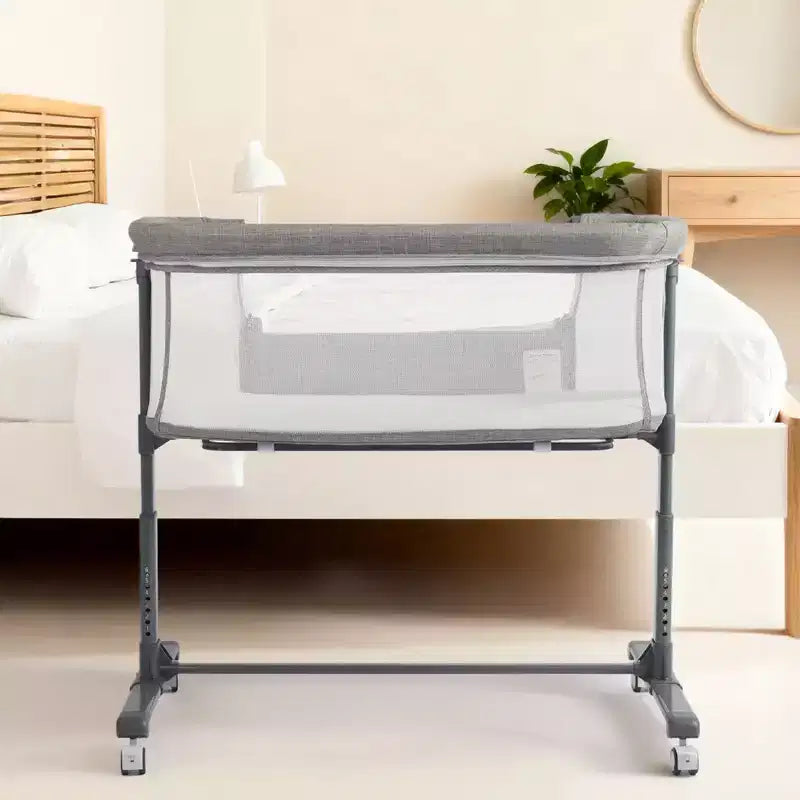 Moïse Bébé sur Roues – Beige / Gris / Rose, Cododo, pour 1 Bébé