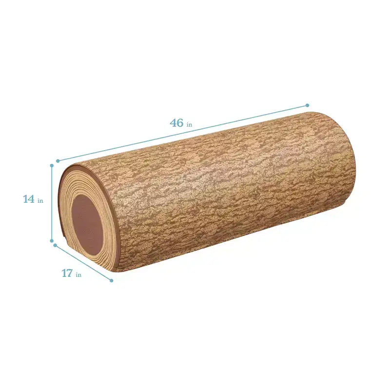 Banc de jardin en bois naturel, sans accoudoirs, 3 places