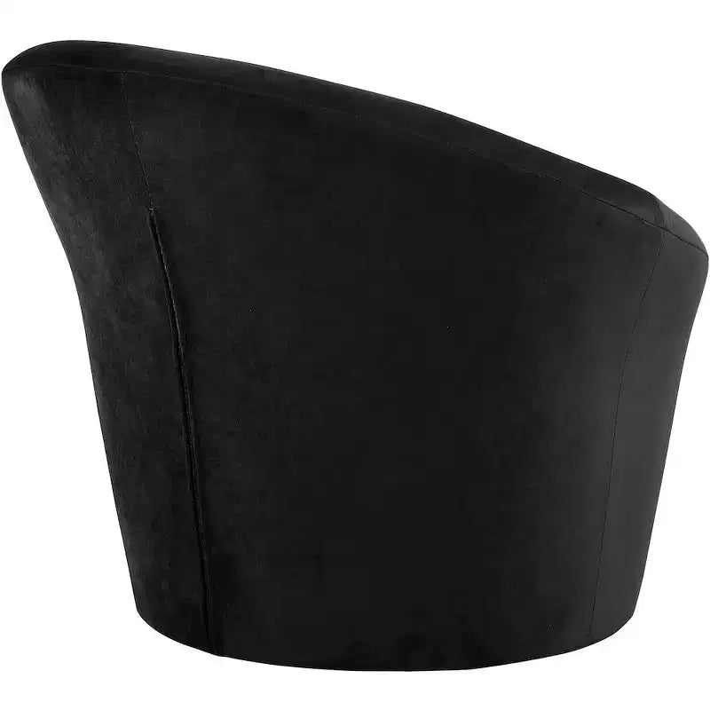 Fauteuil d'appoint en velours – Siège simple | Beige / Noir / Marron / Camel / Cognac / Crème / Vert / Fauve / Taupe