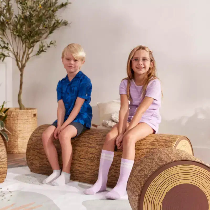 Banc de jardin en bois naturel, sans accoudoirs, 3 places