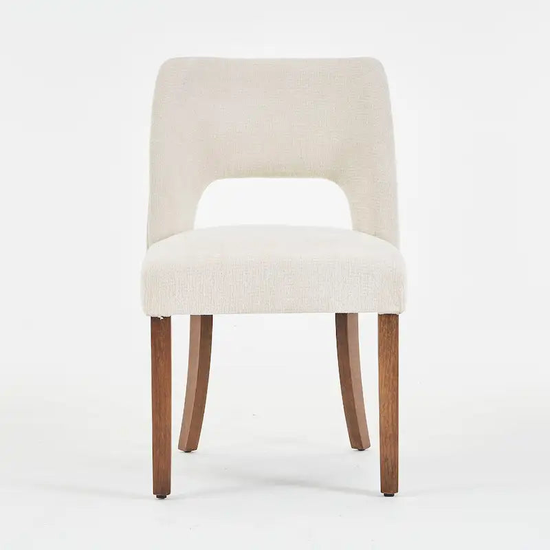 Set of 4 Fabric-upholstered Dining Chairs