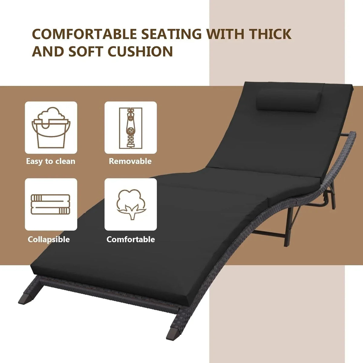 Kullavik 3-PiecesOutdoor Chaise Lounge Set