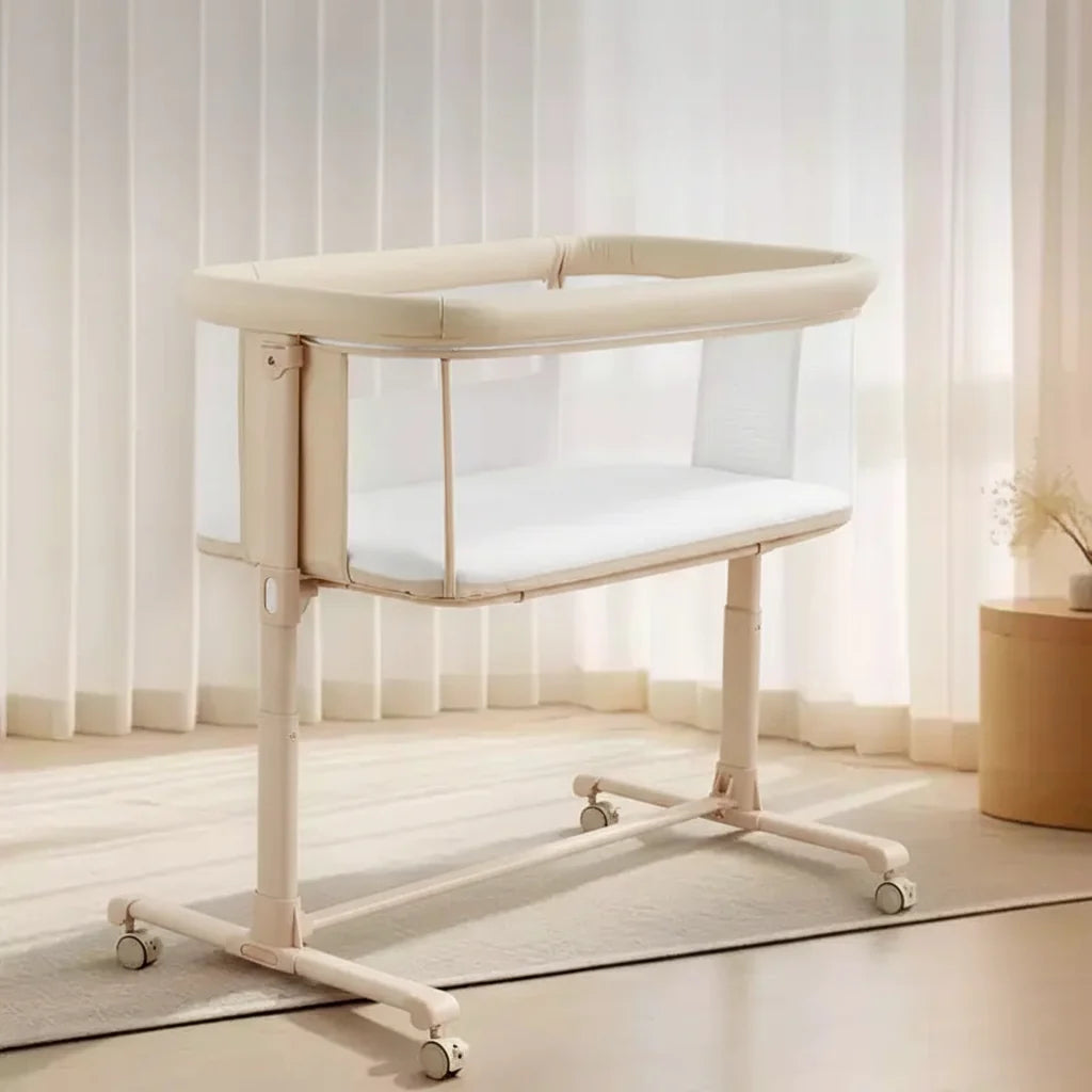 Moïse Bébé sur Roues – Beige / Gris / Rose, Cododo, pour 1 Bébé