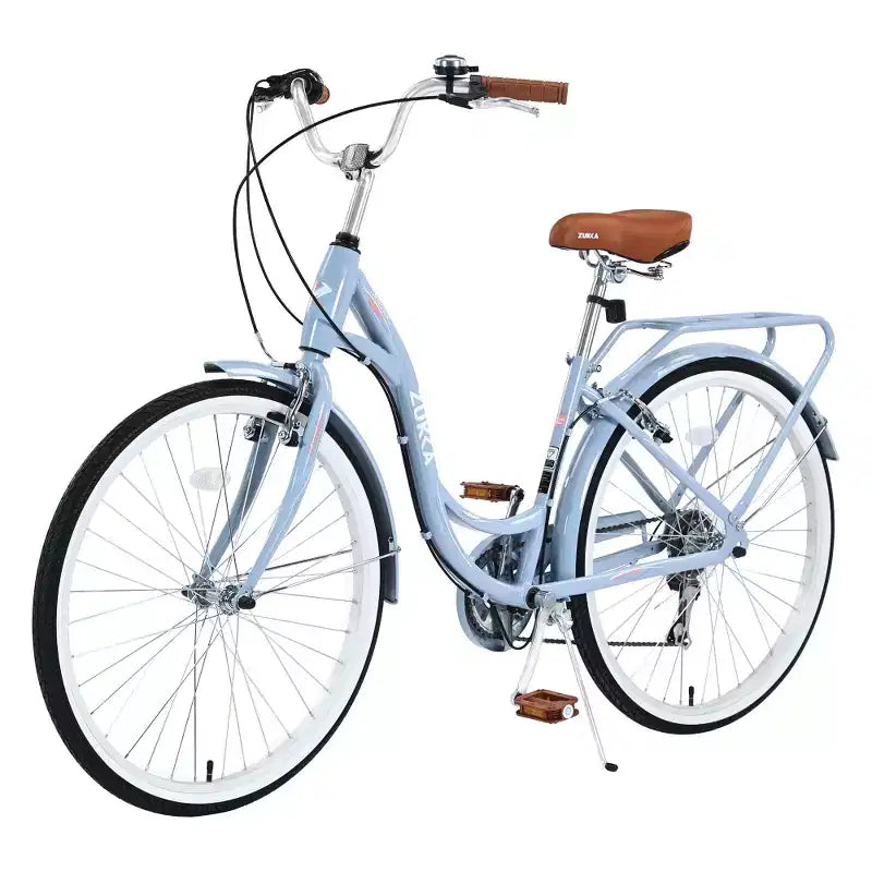Zeus & Ruta 24-Inch Ladies Bicycle with 7-Speed and Steel Frame
