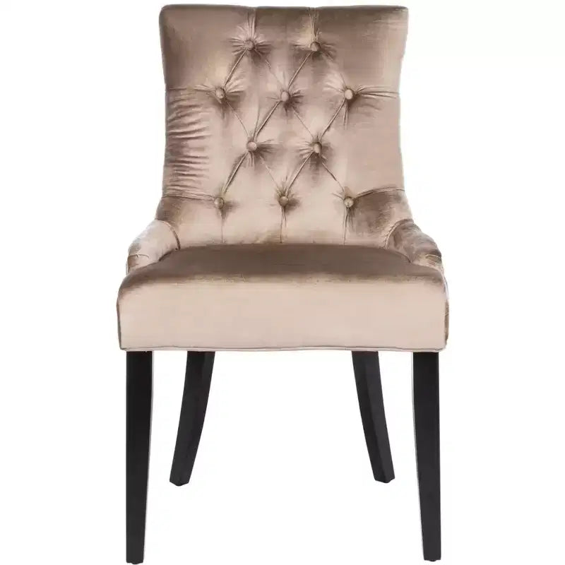 Antique Sage / Flat Cream / Grey / Sky Blue Armless Tufted Dining Chair, Set of 2