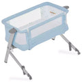 Dream On Me Skylar Bassinet and Bedside Sleeper - Blue: Adjustable Height, Folds for Easy Transport, Metal Frame
