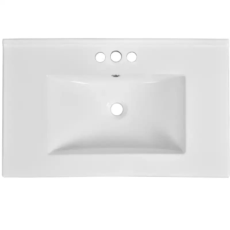 Meuble-lavabo de salle de bain de 76 cm à lavabo simple avec armoire et 3 tiroirs – Noir / Bleu / Vert / Indigo / Blanc