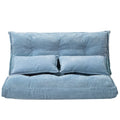 Trzyosobowa sofa z tkaniny lnianej