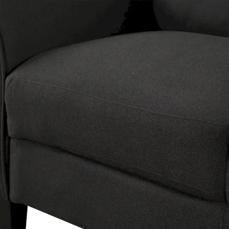 Trzyosobowa sofa z tkaniny lnianej