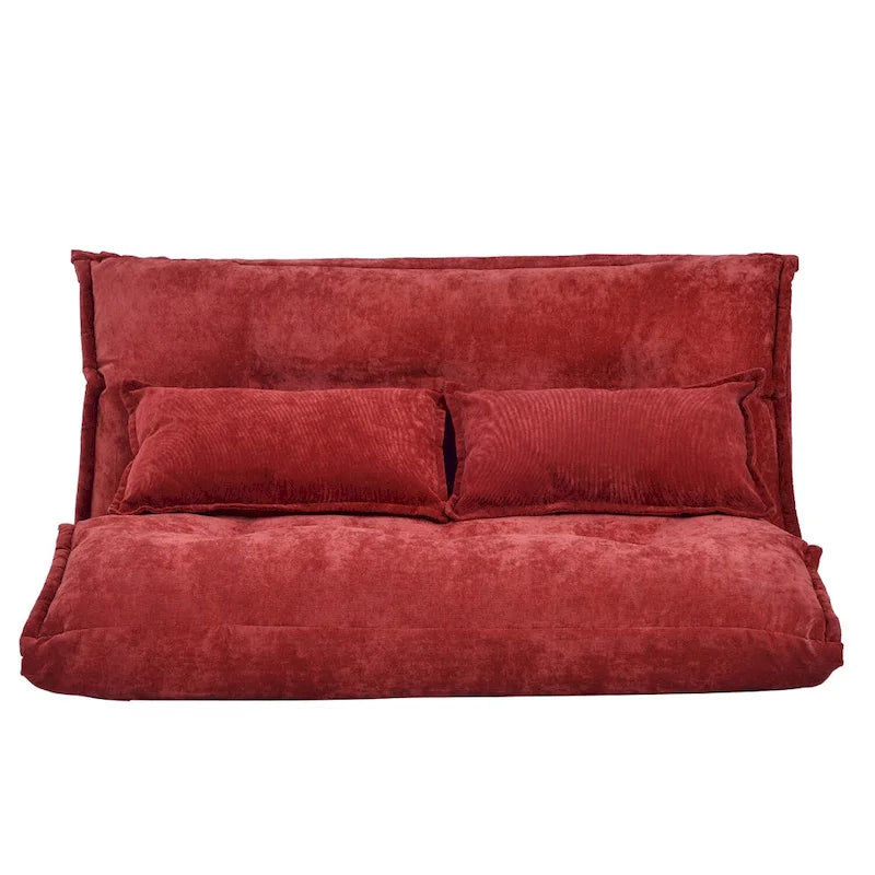 Trzyosobowa sofa z tkaniny lnianej