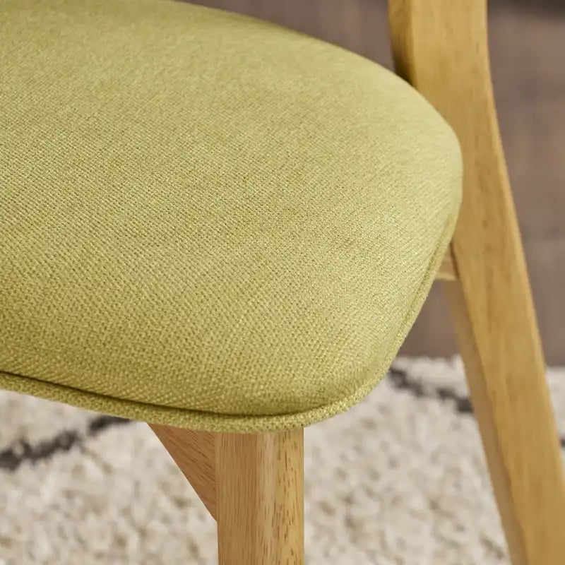 Christopher Knight Home Chaise de salle à manger Abrielle en tissu, style milieu du siècle - N/A