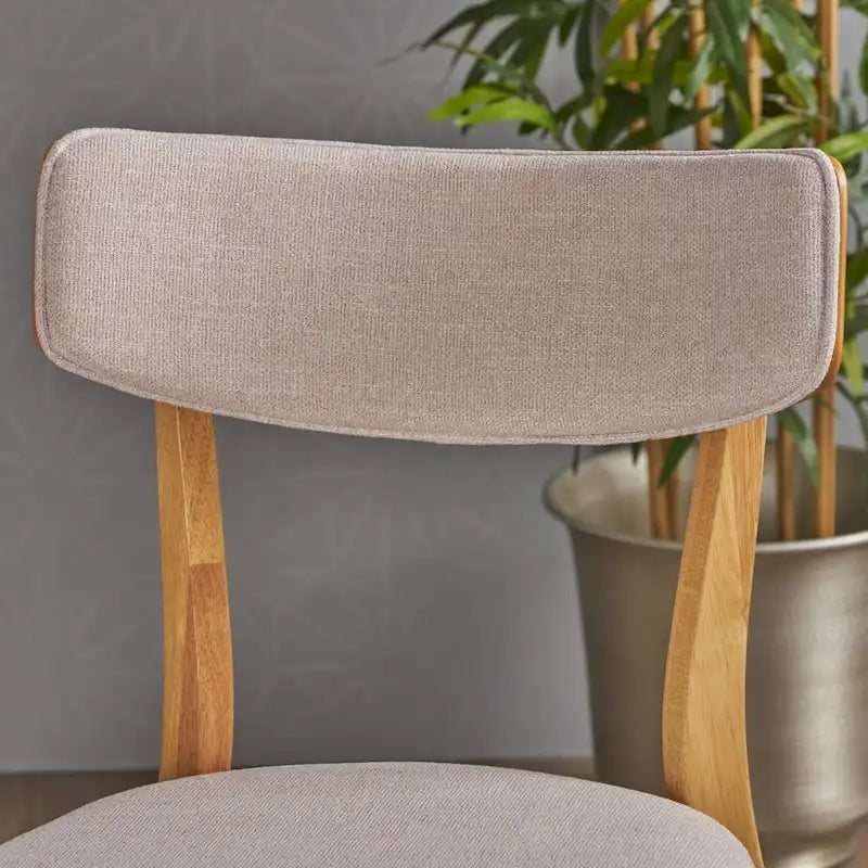 Christopher Knight Home Chaise de salle à manger Abrielle en tissu, style milieu du siècle - N/A
