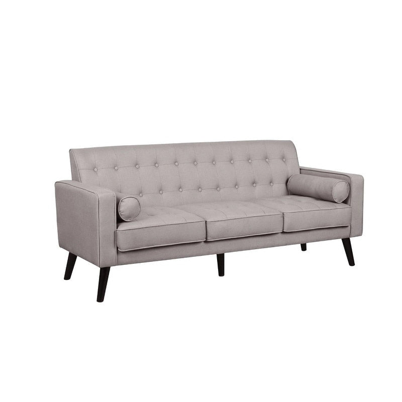 Wypoziomowana pikowana sofa Valadez w stylu mid-century