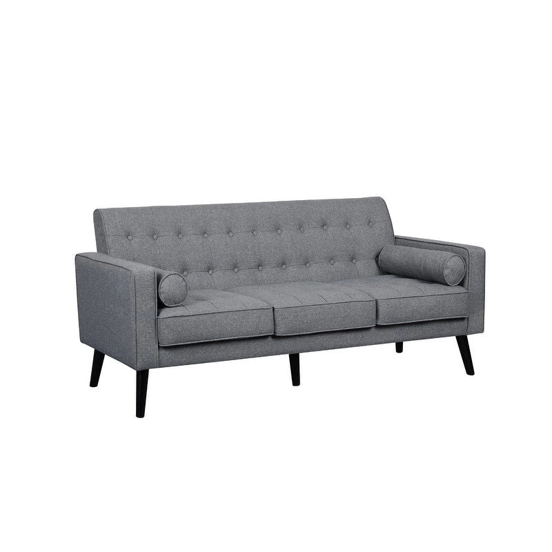 Wypoziomowana pikowana sofa Valadez w stylu mid-century