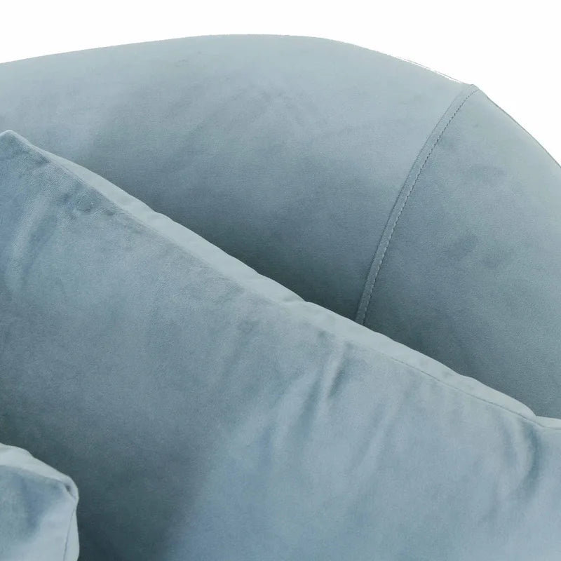 Canapé en velours Naya – 96 larg. x 36,2 prof. x 34,3 haut.