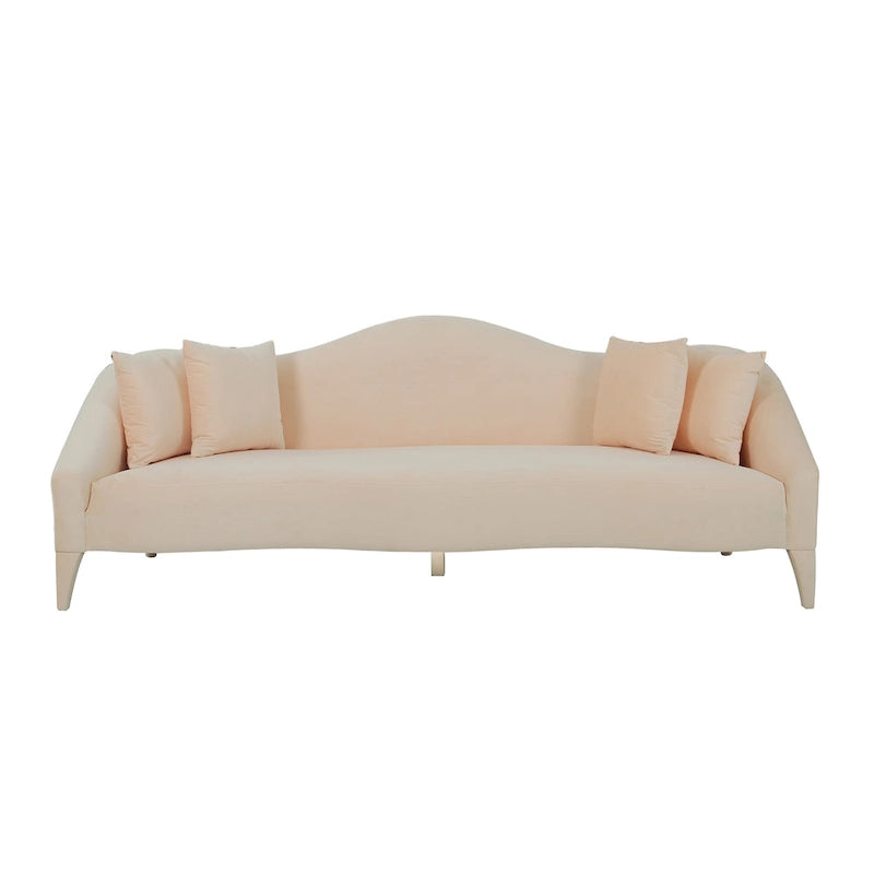 Canapé en velours Naya – 96 larg. x 36,2 prof. x 34,3 haut.