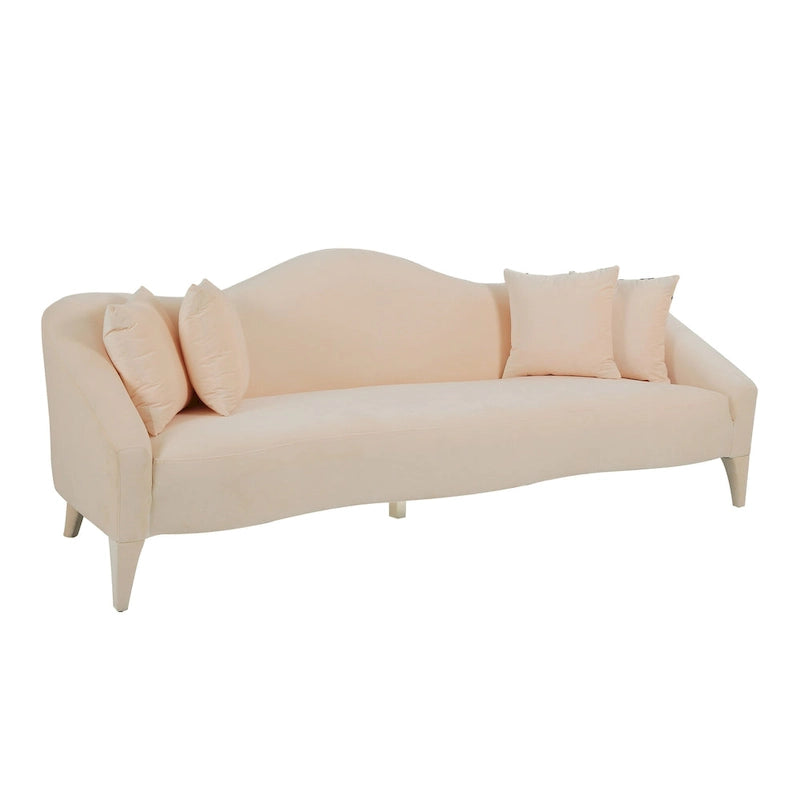 Canapé en velours Naya – 96 larg. x 36,2 prof. x 34,3 haut.