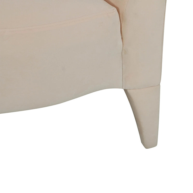 Canapé en velours Naya – 96 larg. x 36,2 prof. x 34,3 haut.