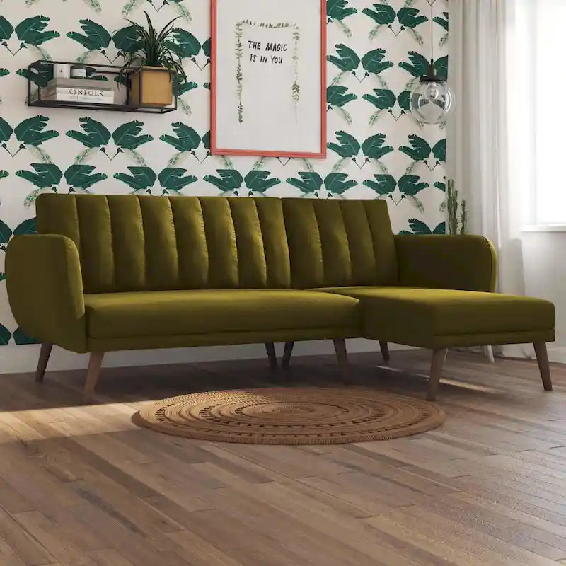 Narożna sofa futon The Novogratz Brittany