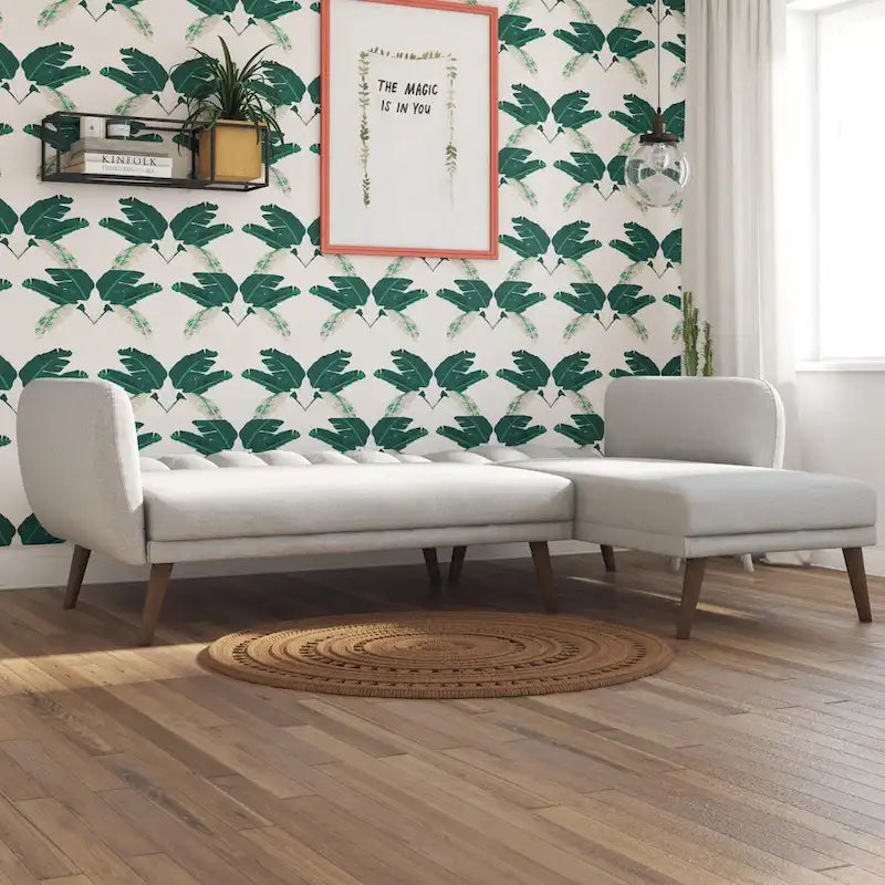 Narożna sofa futon The Novogratz Brittany