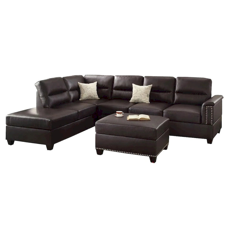Zestaw Bobkona Toffy — narożna sofa z otomaną (lewa lub prawa)