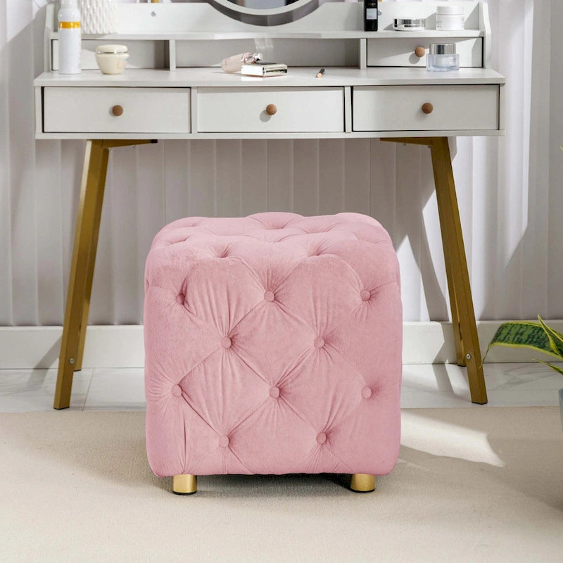 Repose-pieds moelleux, Chaise de coiffeuse, Pouf rembourré