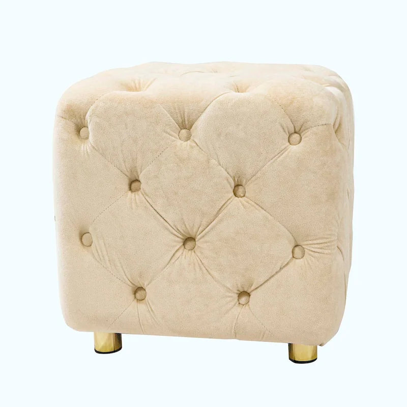 Repose-pieds moelleux, Chaise de coiffeuse, Pouf rembourré