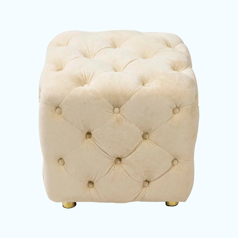 Repose-pieds moelleux, Chaise de coiffeuse, Pouf rembourré