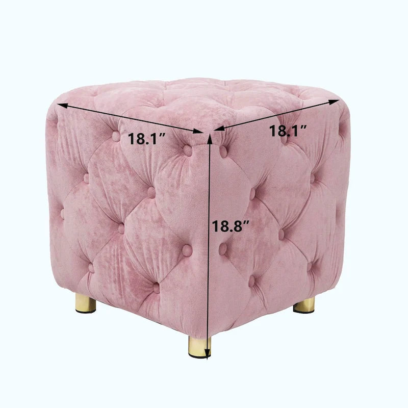 Repose-pieds moelleux, Chaise de coiffeuse, Pouf rembourré