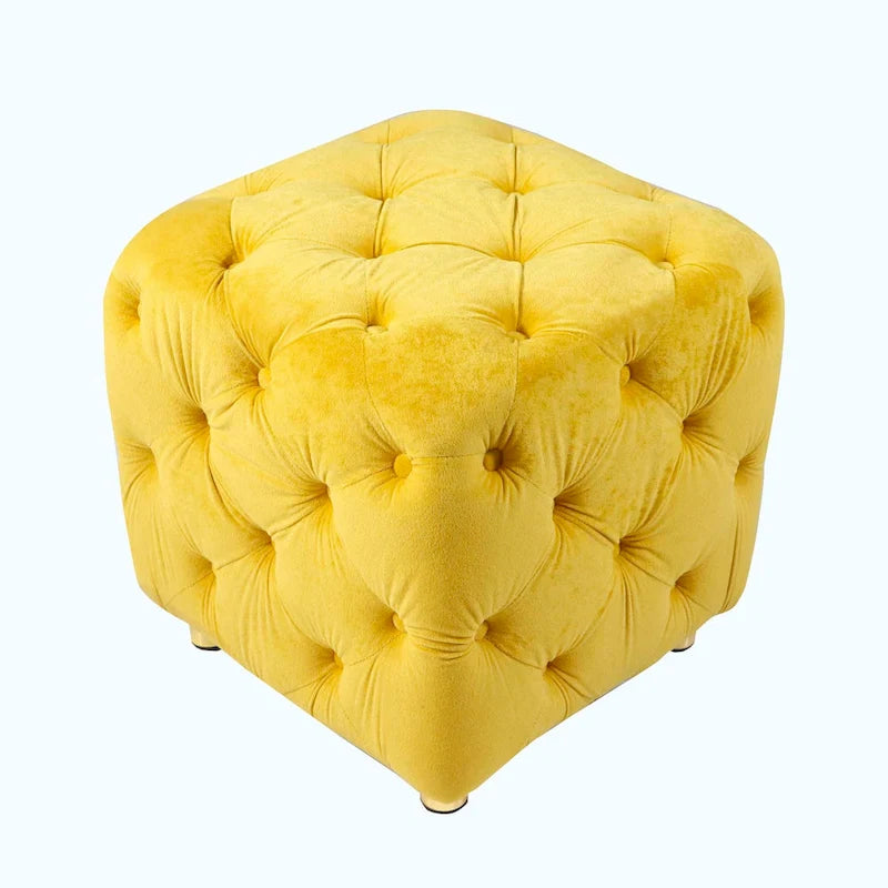 Repose-pieds moelleux, Chaise de coiffeuse, Pouf rembourré